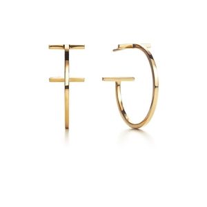 Tiffany THoop Earringsin 18k Gold